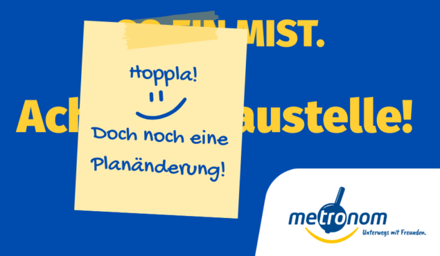 Planänderung bei der Baustelle in Hamburg: Einige metronom-Züge können doch fahren! 