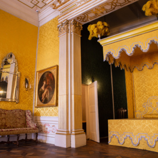 Ein Blick in das herzogliche Paradeschlafzimmer Foto Florian Kleinschmidt Best Pixels de Museum Wolfenbuettel 